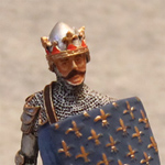 Оловянная миниатюра король Франции Иоанн II Добрый