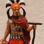 Оловянная миниатюра спартанский командир
