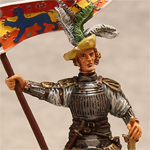 Оловянная миниатюра. Капитан армии Генриха VIII.