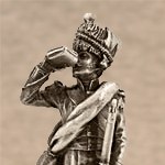 Оловянная миниатюра гренадер второго пехотного полка Нассау 1810