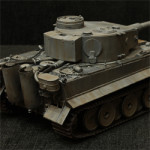 Модель танка Тигр в масштабе 1:35. Производитель: Звезда.