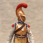 Оловянная миниатюра рядовой карабинерного полка