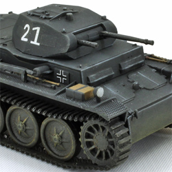 Масштабная модель танка PZ.KPFW.2. Масштаб 1:72.