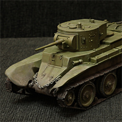 Модель танка БТ-7 в масштабе 1:35. Звезда.