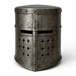 Средневековый шлем топфхельм