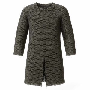 Длинная кольчужная рубаха хауберк