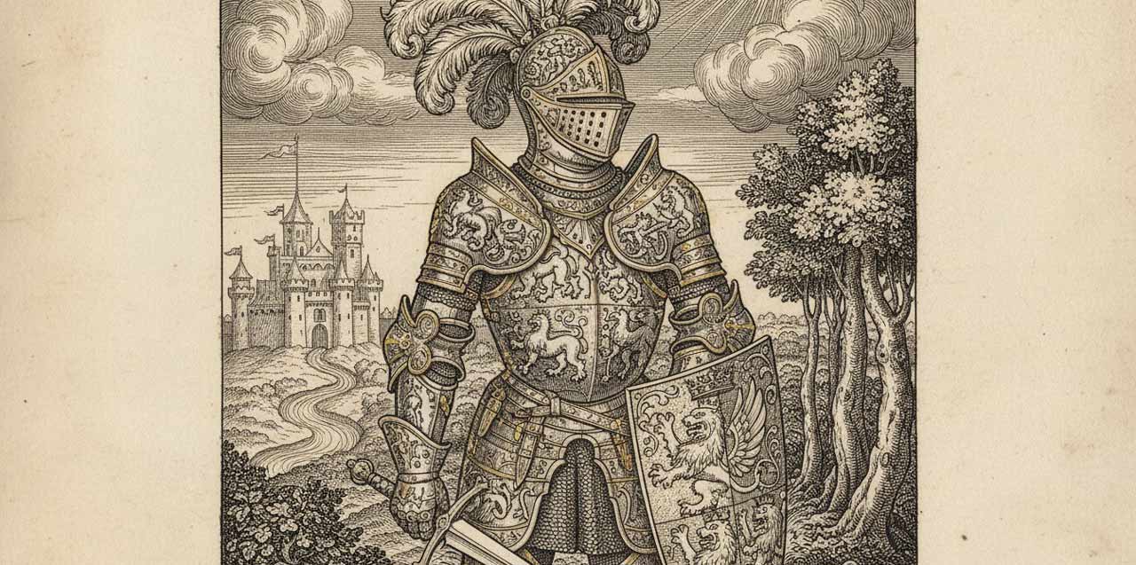 Рыцарь в доспехах